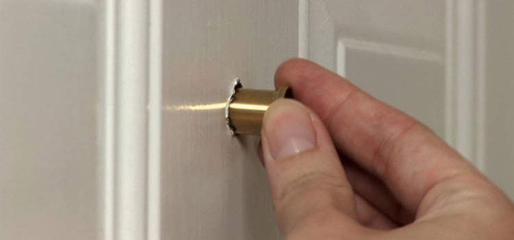 peephole door repair in Malibu